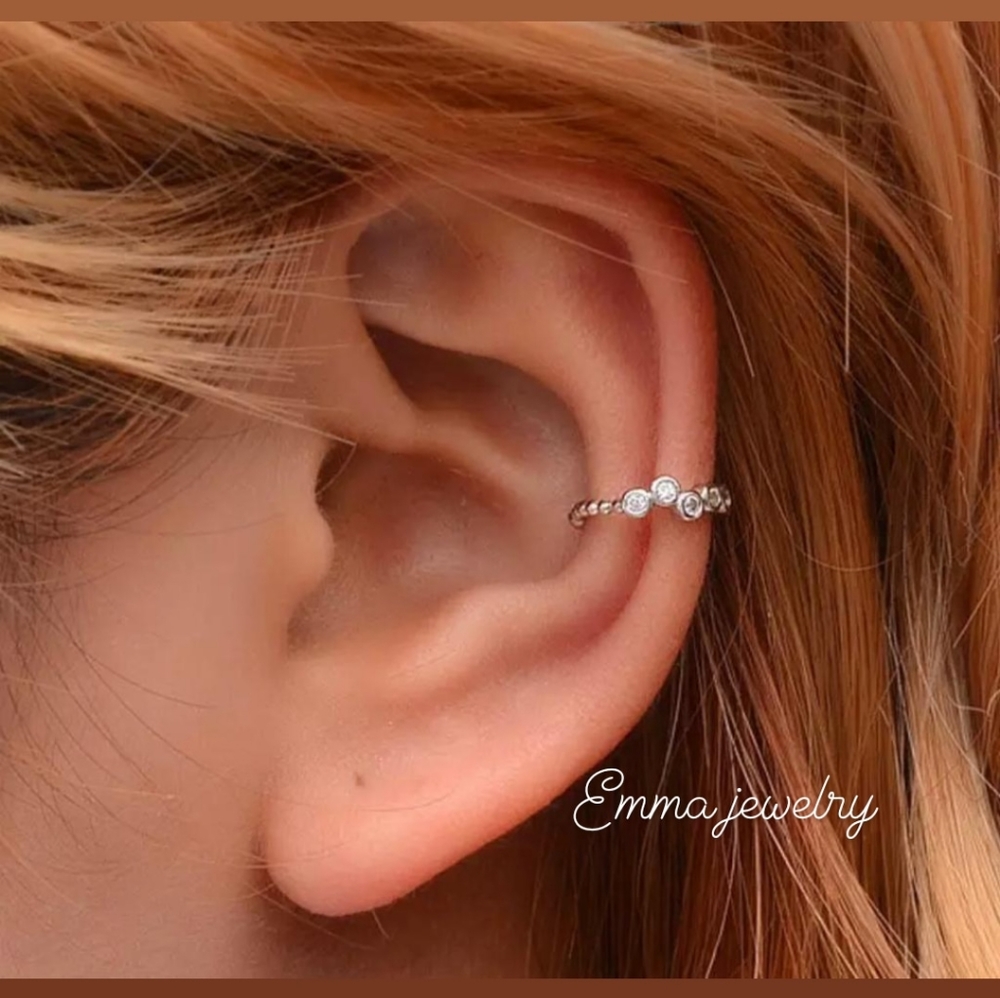 Single Silver Earrings for women